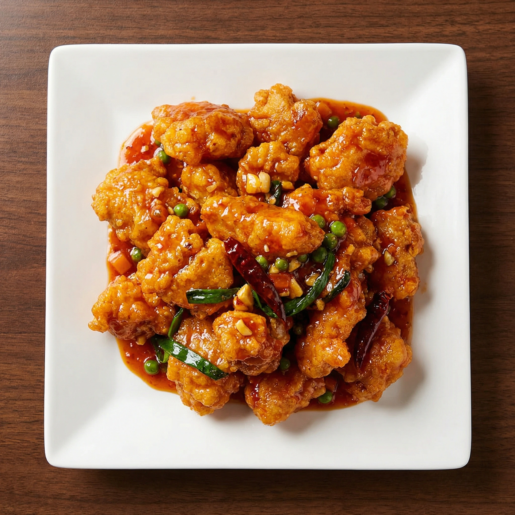 Kan Fung Gi Korean Fried Chicken with Spicy Sour Sauce at Rae Mi Hyang Edmonton